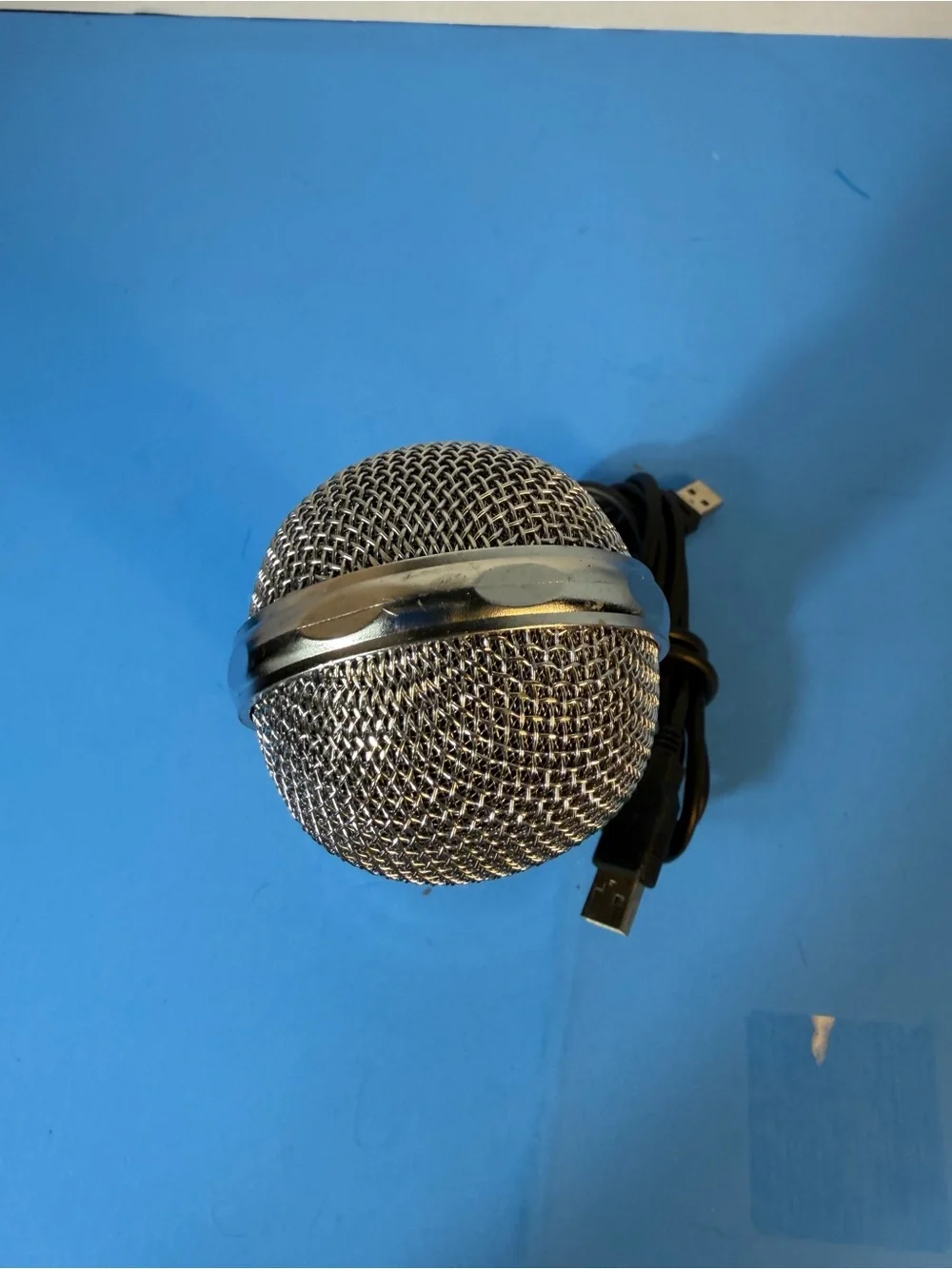 Professional Black USB Microphone - Desktop Recording Mic